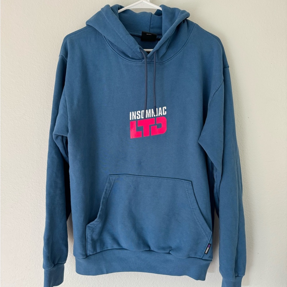 Insomniac LTD Hoodie Blue Mens Small